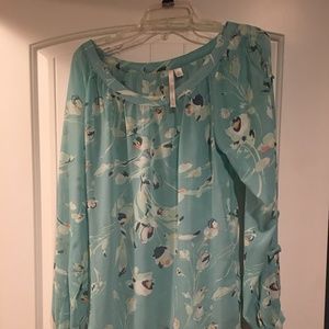 lauren conrad blue blouse